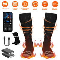 Heated Socks – 5000mAh Rechargeable Battery (App-Controlled)