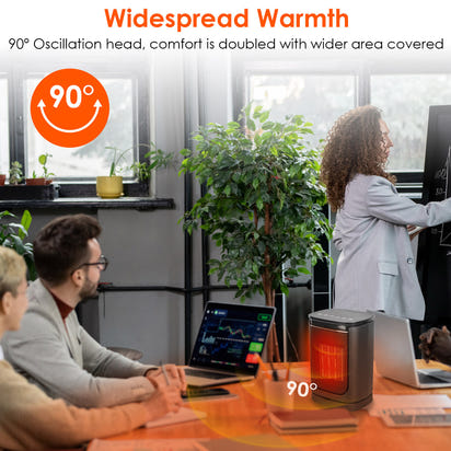 1500W Ceramic Space Heater – Fast Heating & Quiet Operation