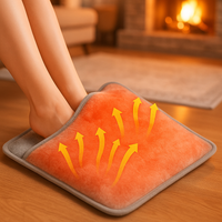 Electric Foot Warmer Pad – 6 Heat Levels, Ultra-Soft